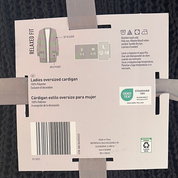 Serra Black Knit Cardigan - Picture 3 of 3